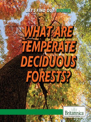 cover image of What Are Temperate Deciduous Forests?